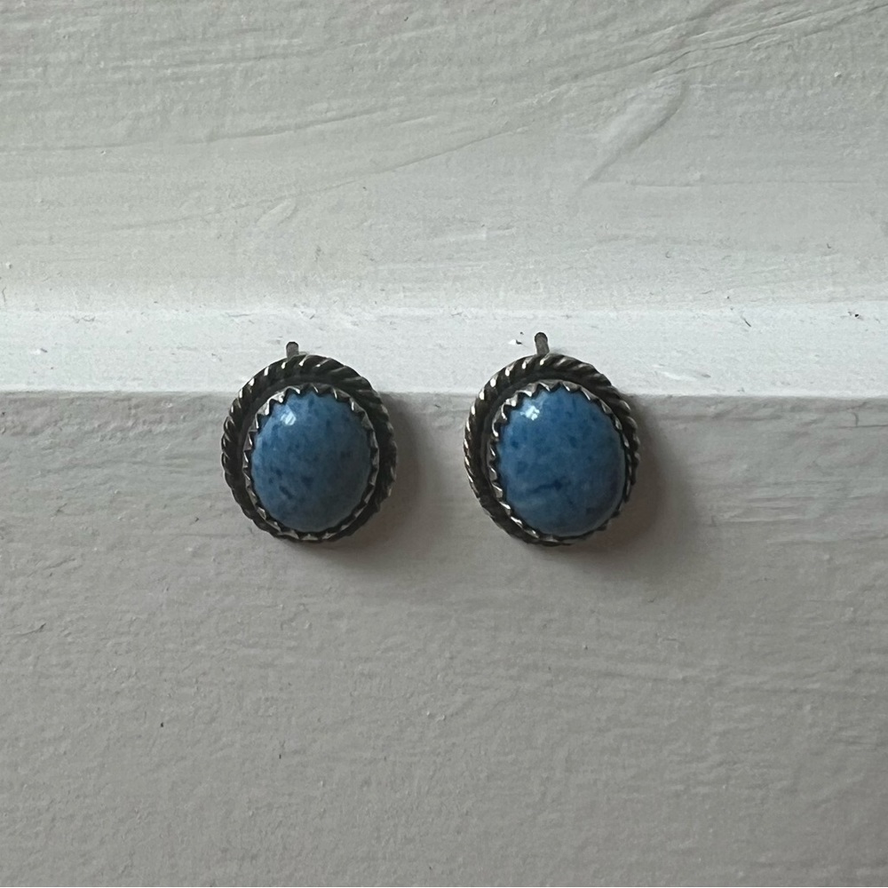Sterling silver/turquoise earrings.